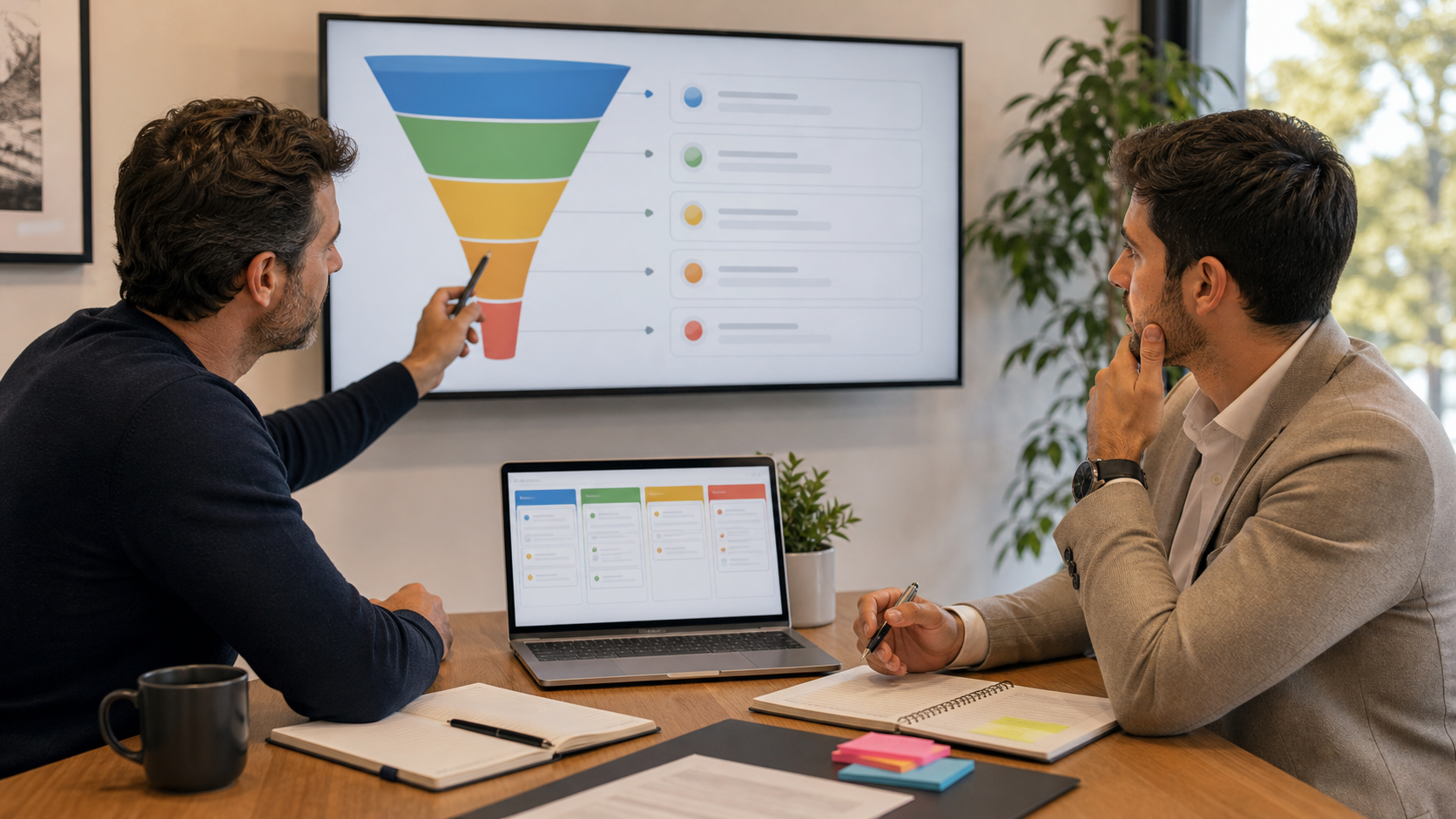 Funil de vendas com IA para empresas de servicos: da primeira visita ao fecho