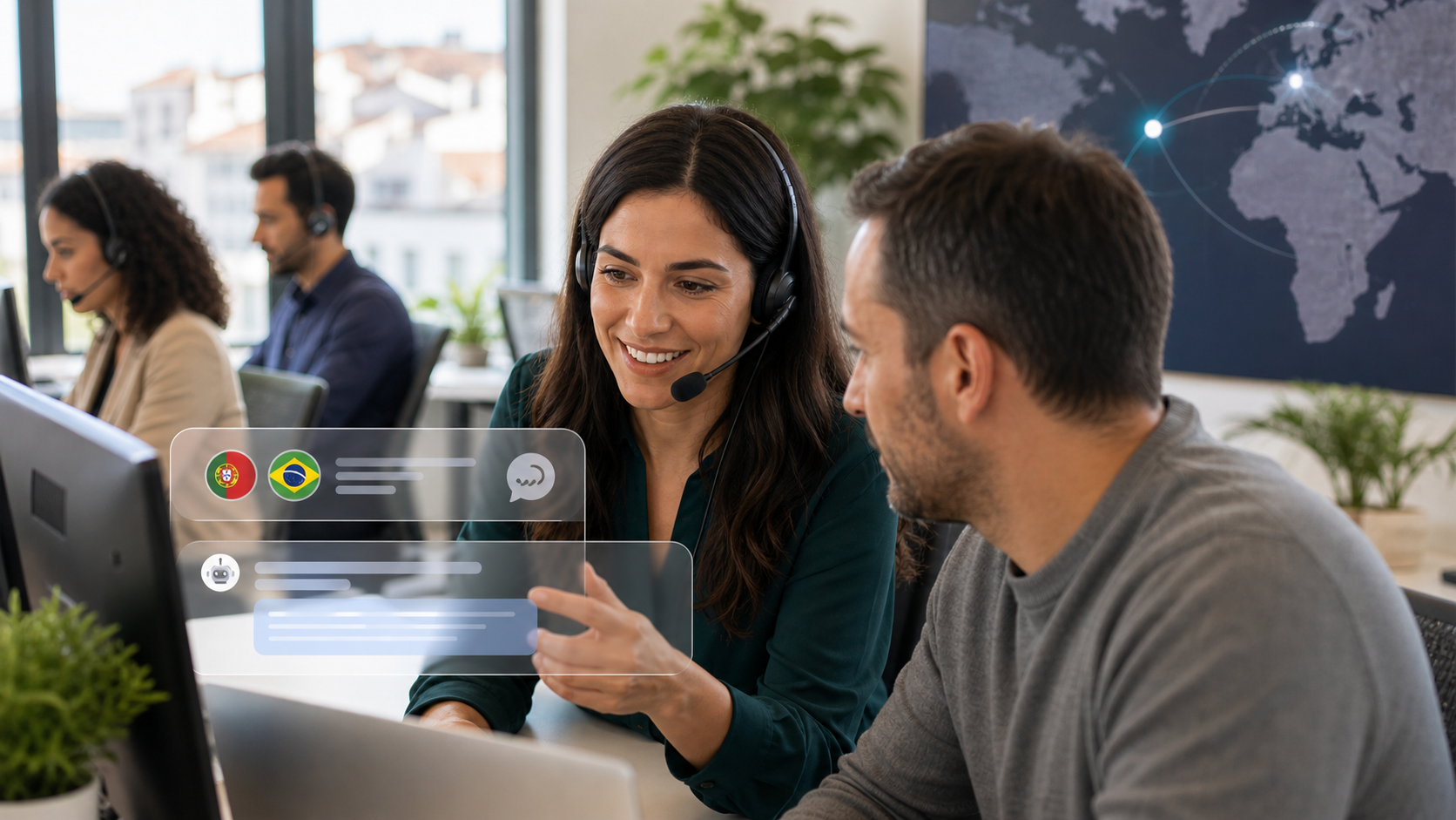 IA para atendimento ao cliente em portugues: respostas melhores, menos espera e mais vendas