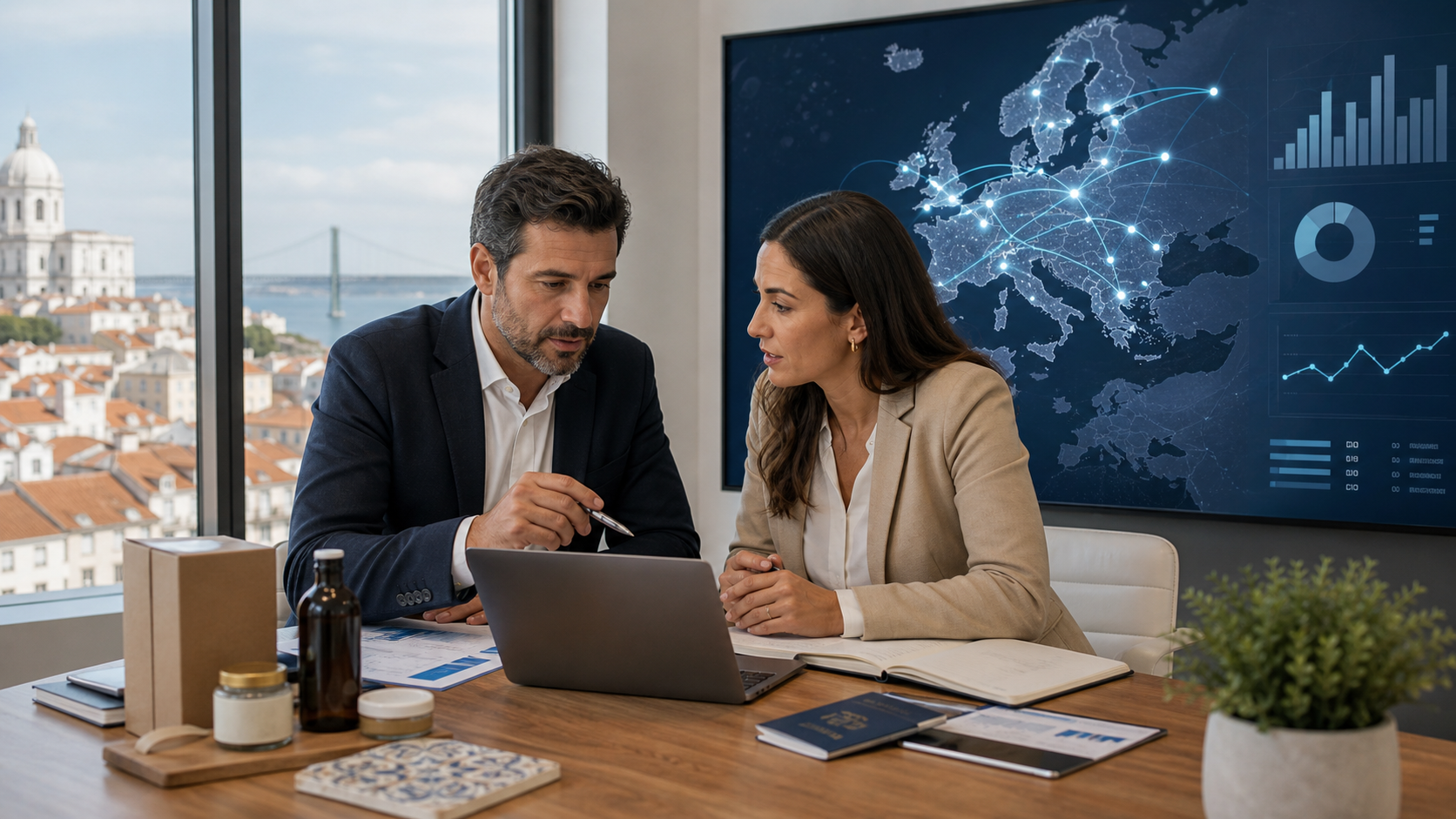 Vender para a Europa a partir de Portugal: estrategia comercial para empresas portuguesas
